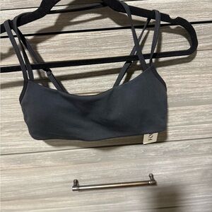 Shopform double strap bralette size small black